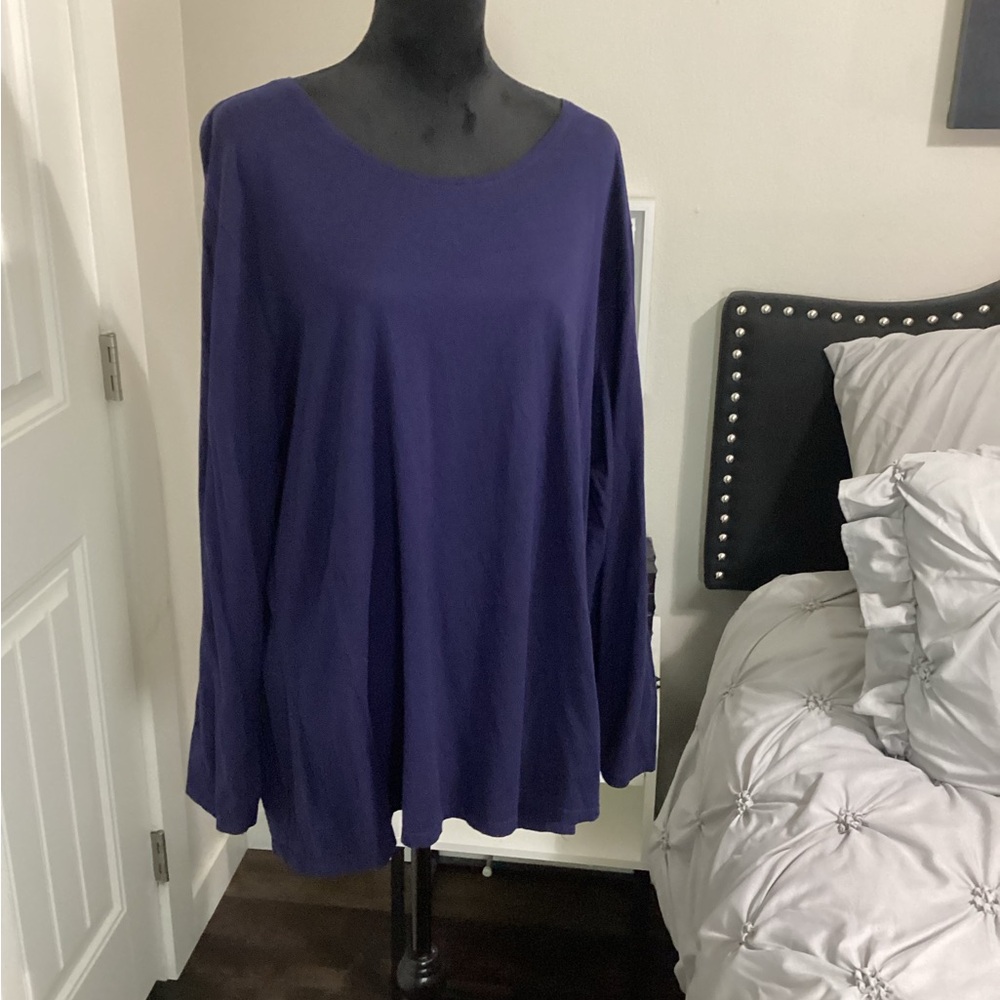 EUC - Hanes Size 4x - Navy Tee - Worn Couple TImes!!